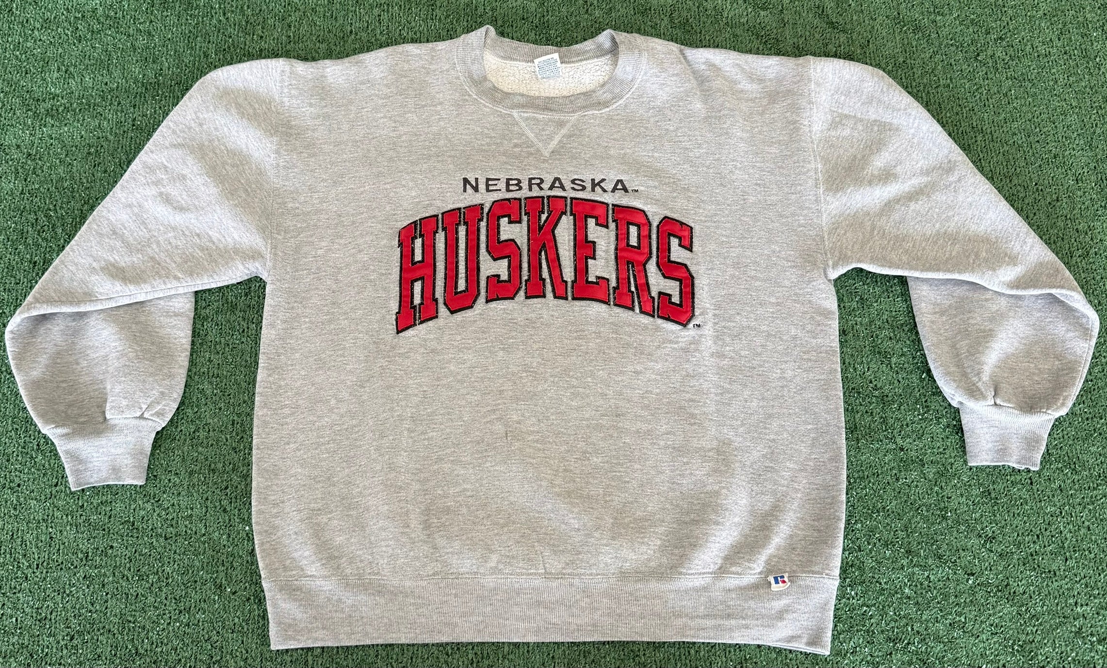 Vintage Nebraska Cornhuskers "Huskers" Russell Crewneck