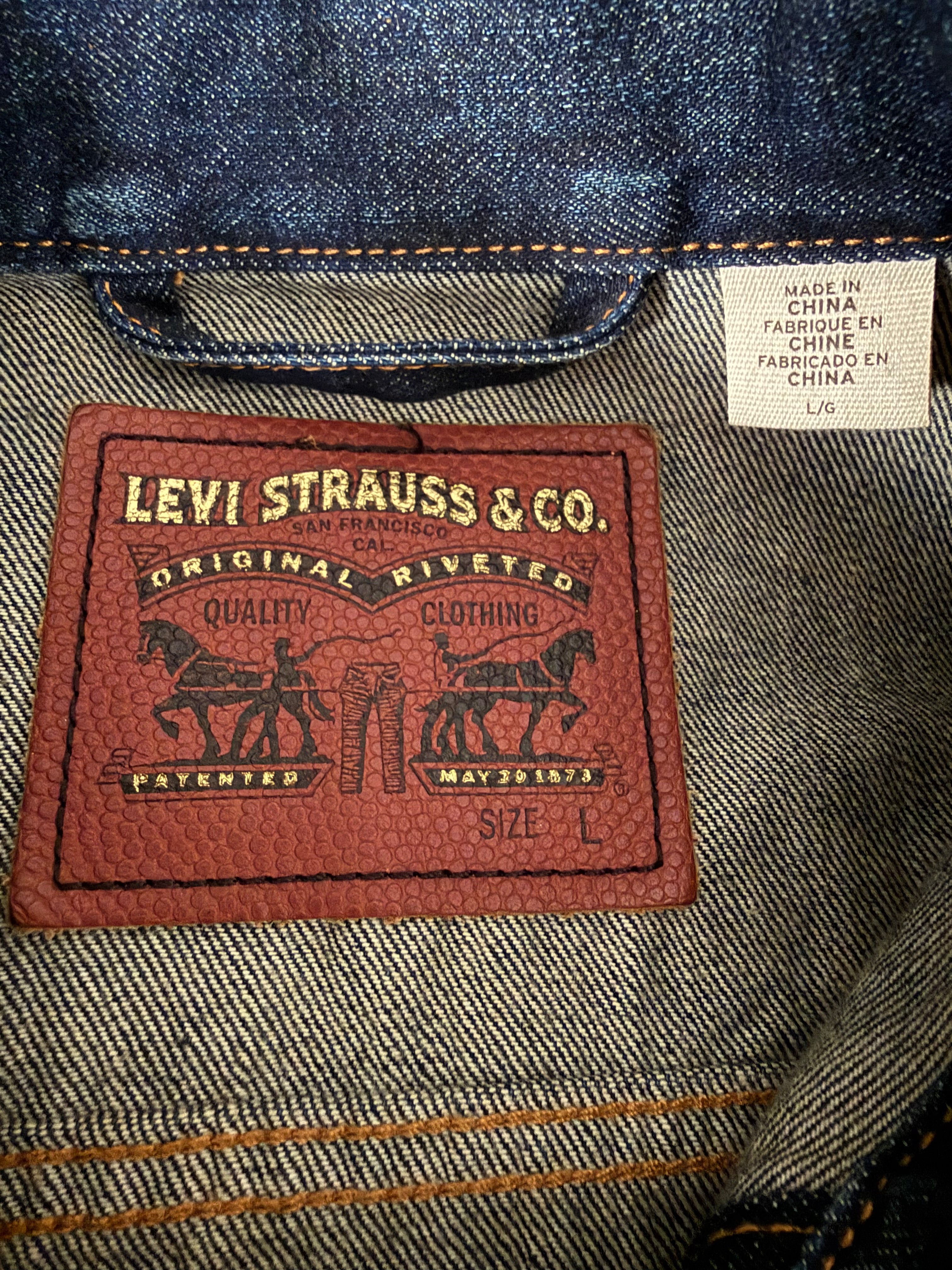 Levi's x Denver Broncos Denim Trucker Jacket
