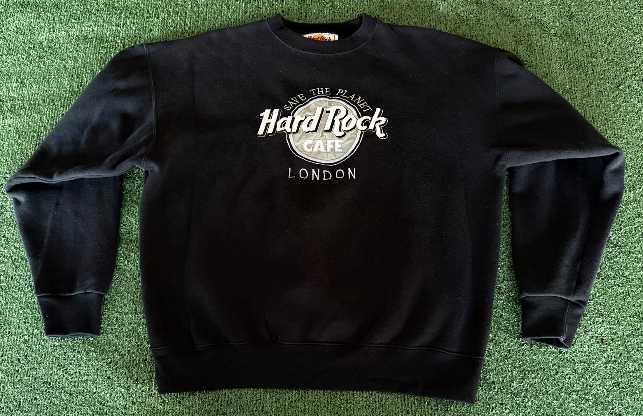 Vintage Hard Rock Cafe London Save The Planet Crewneck