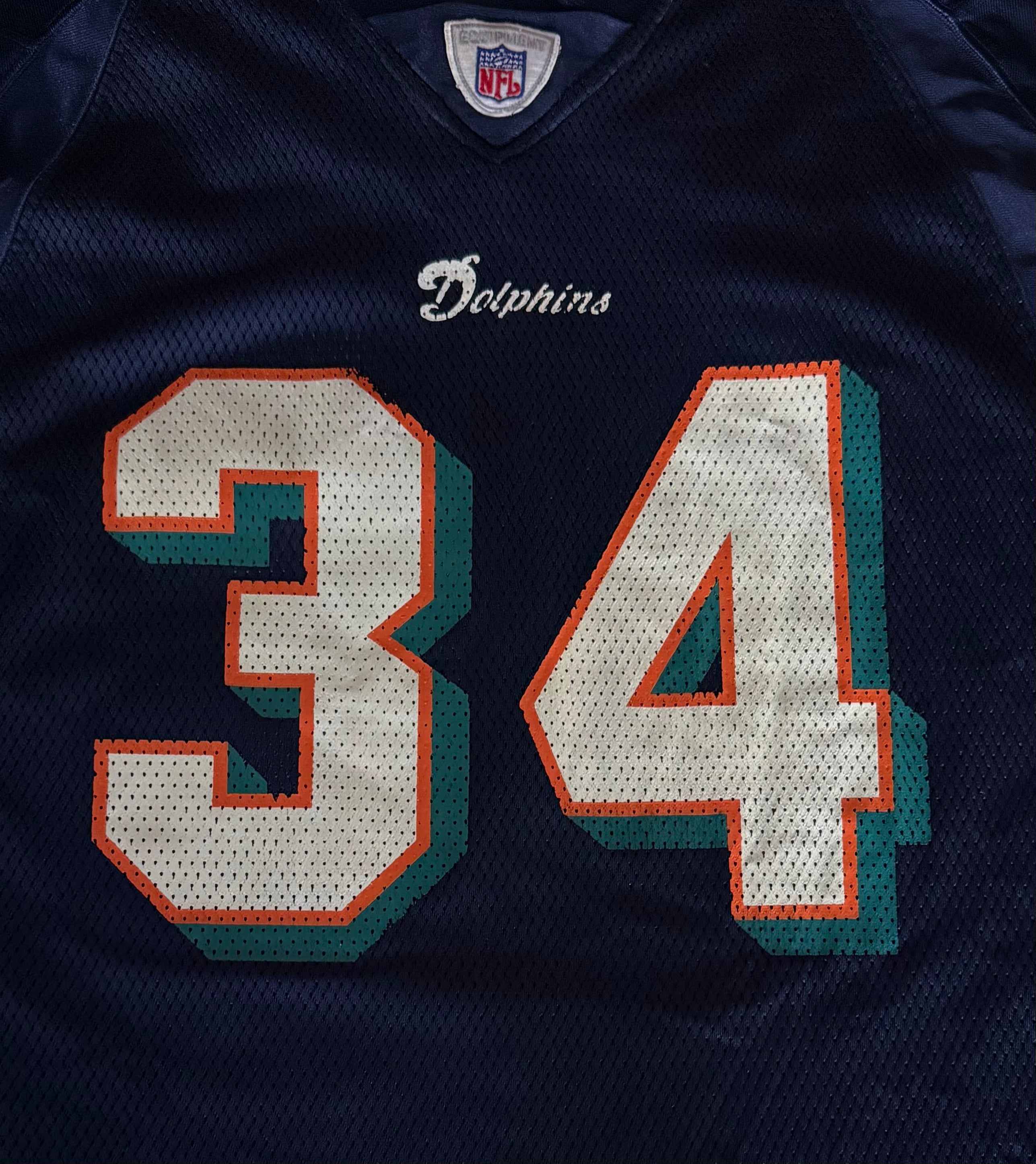 Vintage Ricky Williams Miami Dolphins Reebok Jersey