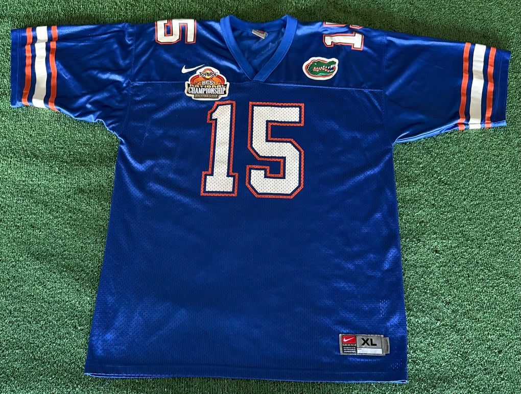 Tim Tebow Florida Gators 2007 BCS National Championship Jersey