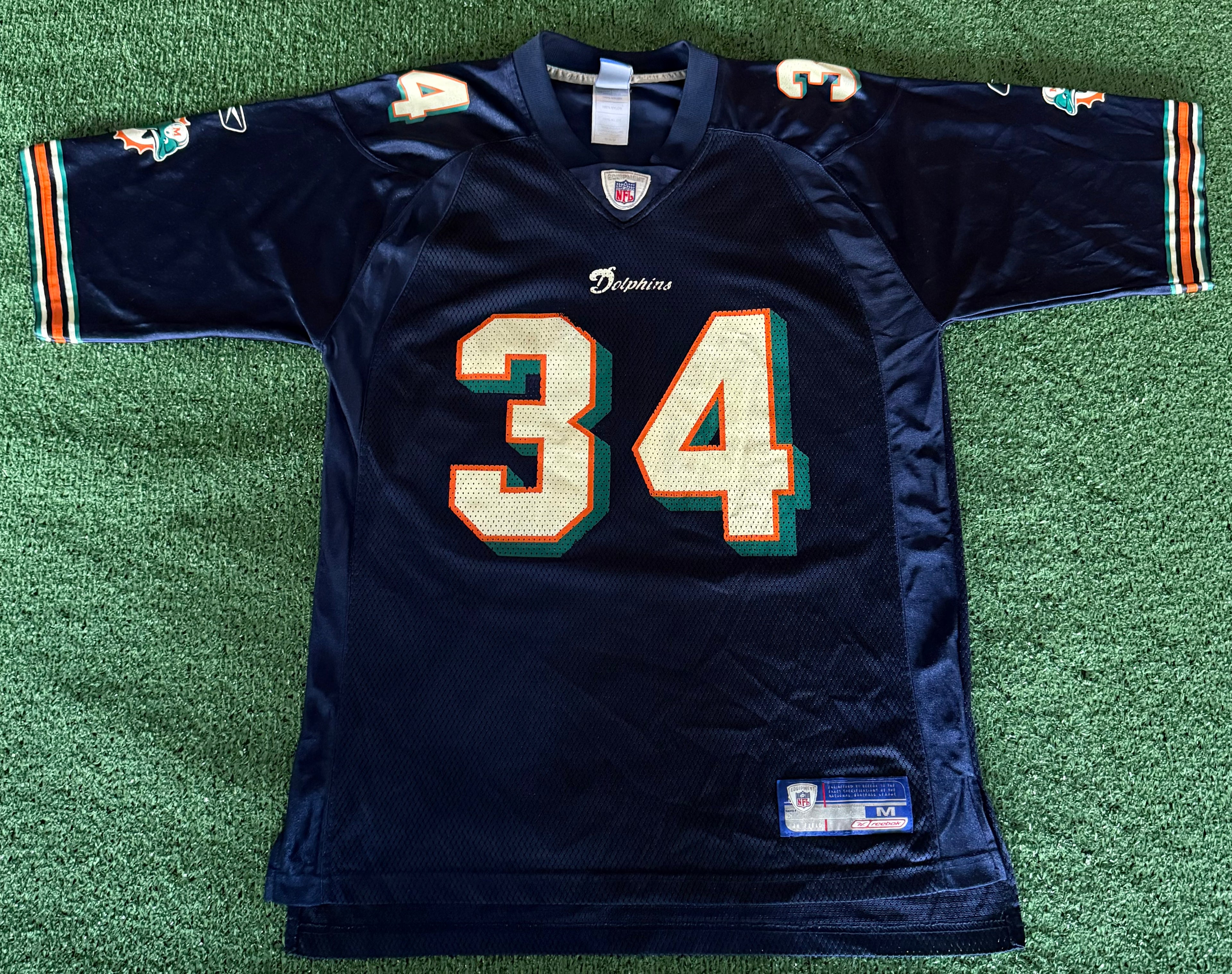 Vintage Ricky Williams Miami Dolphins Reebok Jersey
