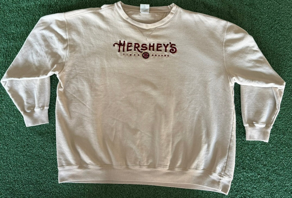 Vintage Y2K Hershey's Times Square Sueded Lee Crewneck